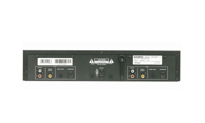 CD/DJ програвач Tascam CD-X1500 - Фото 3 CD/DJ програвач Tascam CD-X1500 - зображення 3