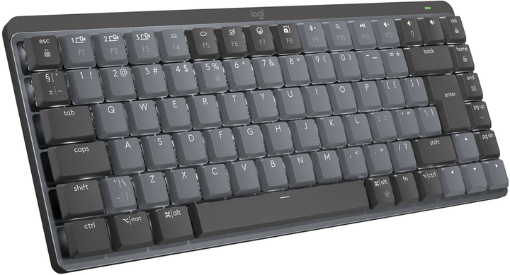 Клавіатура бездротова Logitech MX Mechanical Mini Minimalist Graphite (920-010782) - зображення 1