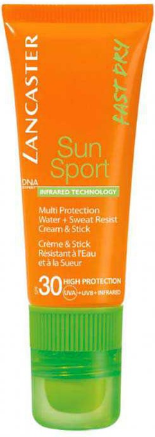 Стік сонцезахисний водостійкий Lancaster Sun Sport Waterproof Sunscreen SPF 30 20 мл (3414200852111) - зображення 1