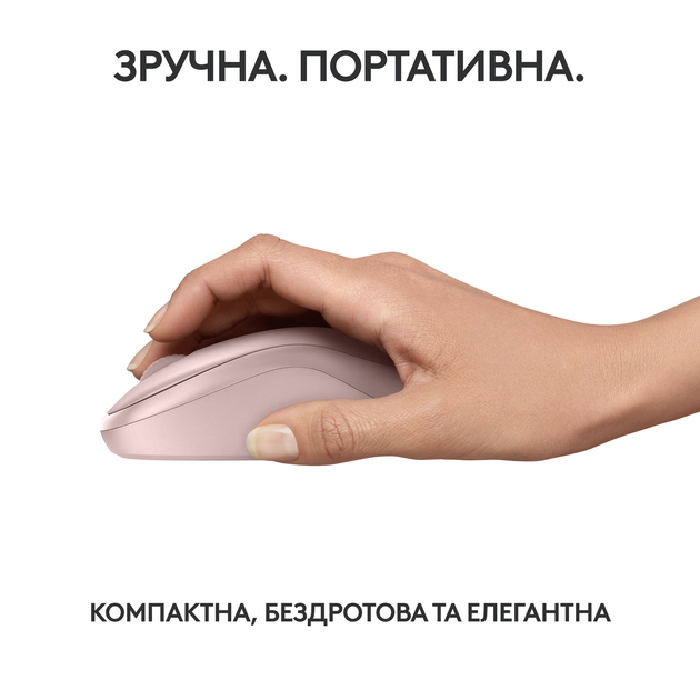 Мышь Logitech M240 Silent Bluetooth Rose (910-007121) - изображение 5