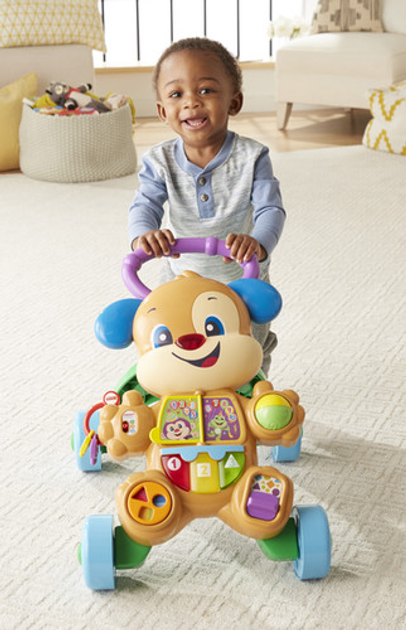 Ходунки Fisher-Price Граю та Вчуся Навчальна каталка "Собачка" (FTC66) (C42) (грецькою мовою) (887961640908) - зображення 4