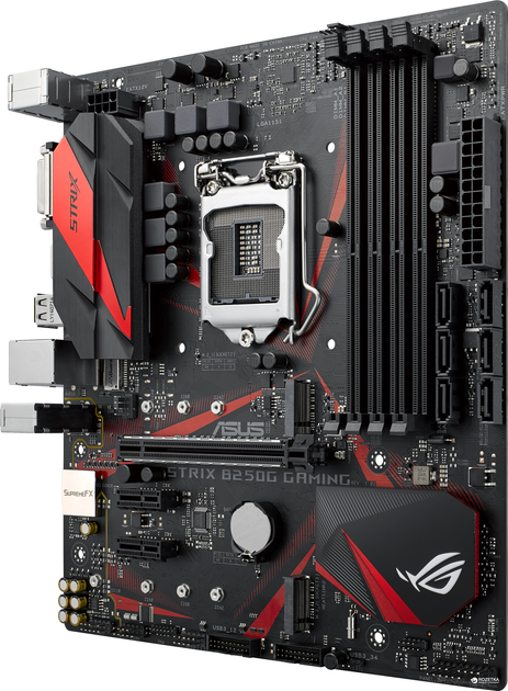 Материнская плата Asus Strix B250G Gaming (s1151, Intel B250, PCI-Ex16 ...