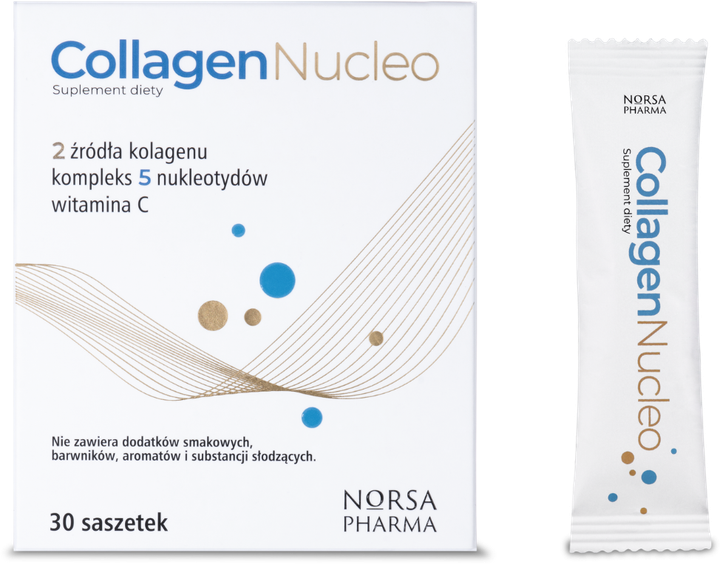 Suplement diety Norsa Pharma Collagen Nucleo 30 saszetek (5905669770163) - obraz 3