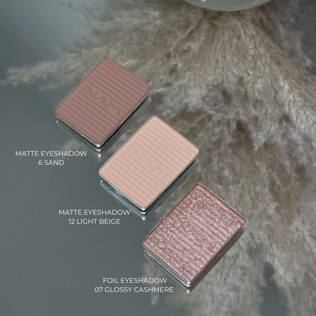 Сияющие тени для век NAM Foil №4 Stellar Pink 2.5 г (5901801663164) - изображение 2