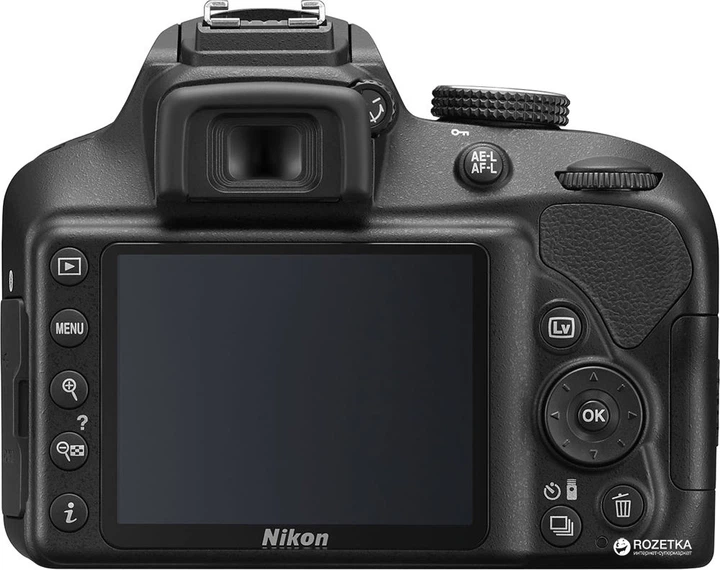 Nikon D3400 AF-P 18-55mm f/3.5-5.6G Kit Black купить на ROZETKA