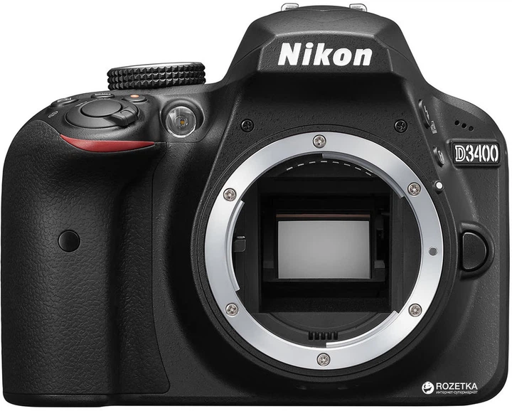 Nikon D3400 AF-P 18-55mm f/3.5-5.6G Kit Black купить на ROZETKA