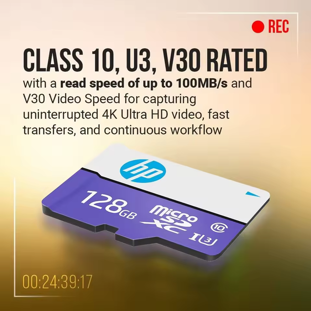 Карта памяти MicroSDXC HP V30 A1 64Gb - изображение 10