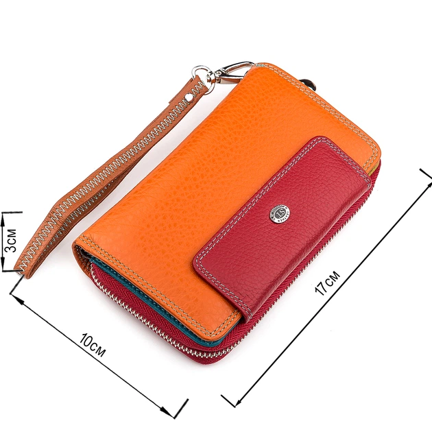 Женский кошелек ST Leather из натуральной кожи большой красного цвета для прав и паспорта (bg184fash41) - Фото 7 Женский кошелек ST Leather из натуральной кожи большой красного цвета для прав и паспорта (bg184fash41) - изображение 7
