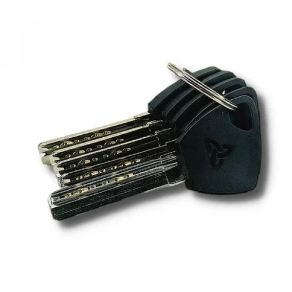 Серцевина КEDR BRASS М60 ZG (30*30) brass key (з латунним ключем) - изображение 3