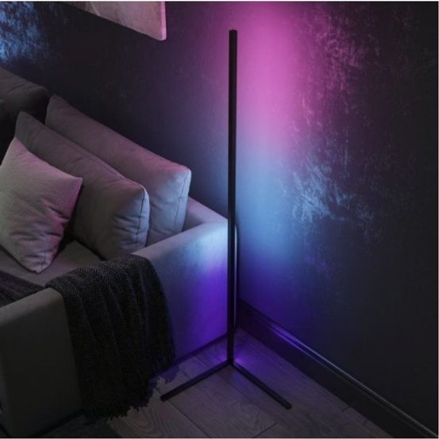 Торшер неонова лампа Nook Lamp LED RGB 120 см від USB підлоговий кутовий світильник, нічник, регулювання - зображення 3