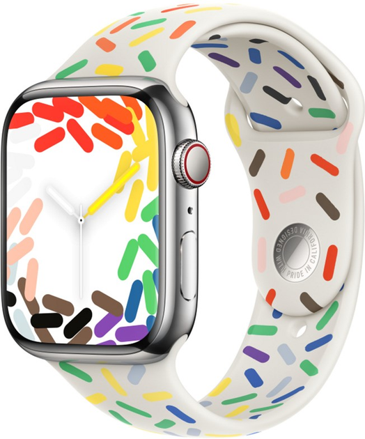 Ремінець Apple Sport Band для Apple Watch 41mm M/L Pride Edition (MUQ23) - зображення 2