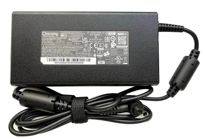 Блок живлення для зарядного пристрою для ноутбука MSI 180W CHICONY (20V 9А 4,5*3,0 мм) - зображення 4