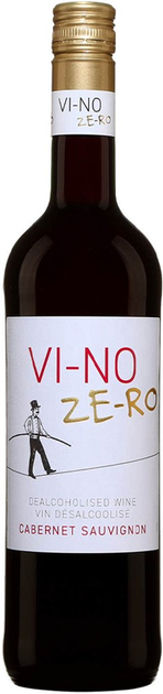 Вино безалкогольне Vi-No Ze-Ro Cabernet Sauvignon червоне сухе 0.75 л 0% (4006542074383) - зображення 1