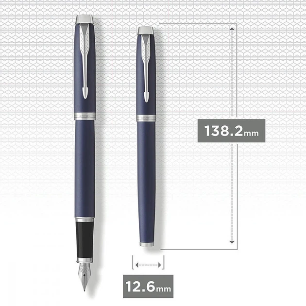 Ручка перова Parker IM Blue CT FP F 22 411 - зображення 5