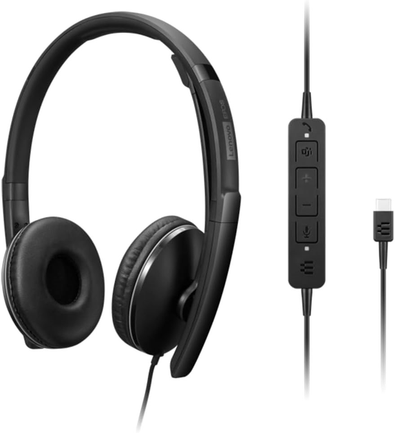 Навушники Lenovo Wired ANC Headset Gen 2 (Teams) (4XD1M45627) - зображення 4
