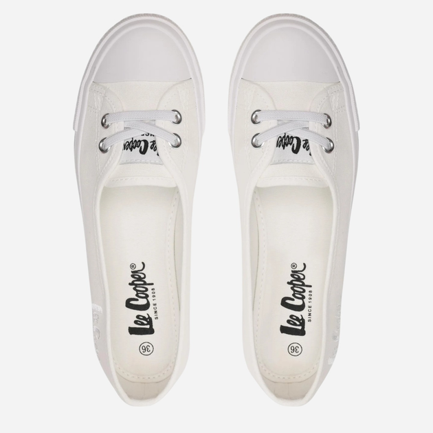 Жіночі кеди низькі Lee Cooper LCW-23-31-1791L 38 24.5 см Білі (5904292134526) - зображення 4