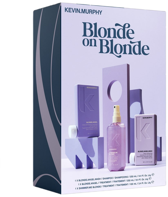 Набір по догляду за волоссям Kevin Murphy Blonde on Blonde Шампунь 250 мл + Догляд для волосся блонд 250 мл + Міст регенеруючий 100 мл (9339341062431) - зображення 1