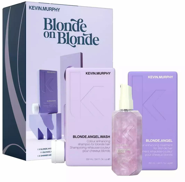 Набір по догляду за волоссям Kevin Murphy Blonde on Blonde Шампунь 250 мл + Догляд для волосся блонд 250 мл + Міст регенеруючий 100 мл (9339341062431) - зображення 2