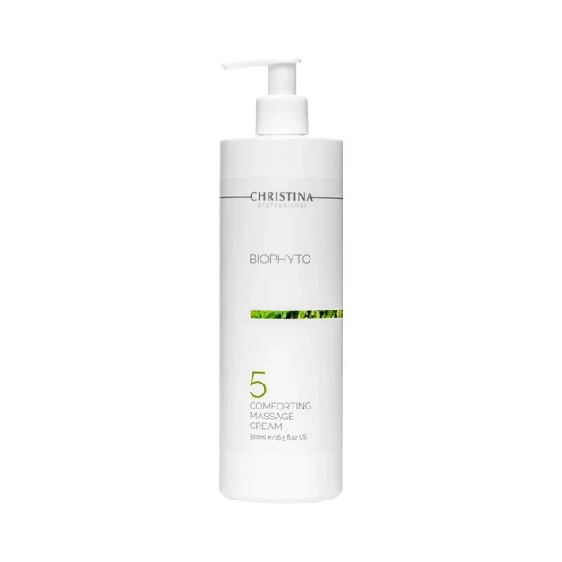 Заспокійливий крем Christina Bio Phyto Comforting Massage Cream Масажний 500 мл - Фото 1 Заспокійливий крем Christina Bio Phyto Comforting Massage Cream Масажний 500 мл - зображення 1