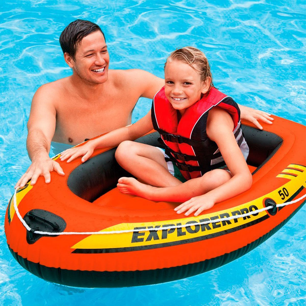Надувная лодка EXPLORER PRO 50 Intex 58354 (137 x 85 x 23см) - изображение 2