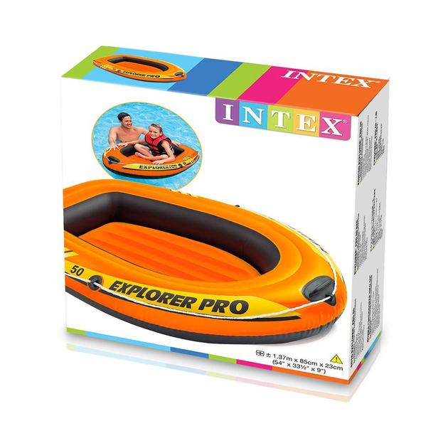 Надувная лодка EXPLORER PRO 50 Intex 58354 (137 x 85 x 23см) - изображение 3