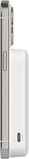 Powerbank Belkin BoostCharge Pro Magnetic 8000 mAh 15W Qi2 White (BPD007BTWH) - obraz 6