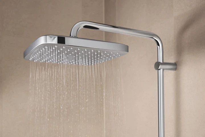 Душова стійка Grohe Tempesta System 250 Cube з термостатом хром 26689001 - изображение 7