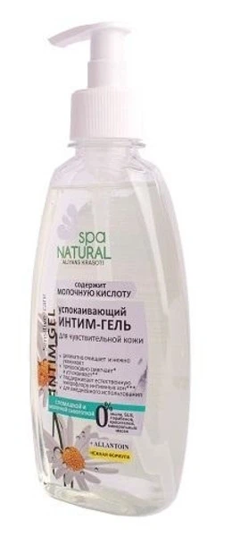 Інтим-гель для чутливої шкіри, що заспокоює Natural Spa 250 мл - Фото 2 Інтим-гель для чутливої шкіри, що заспокоює Natural Spa 250 мл - зображення 2