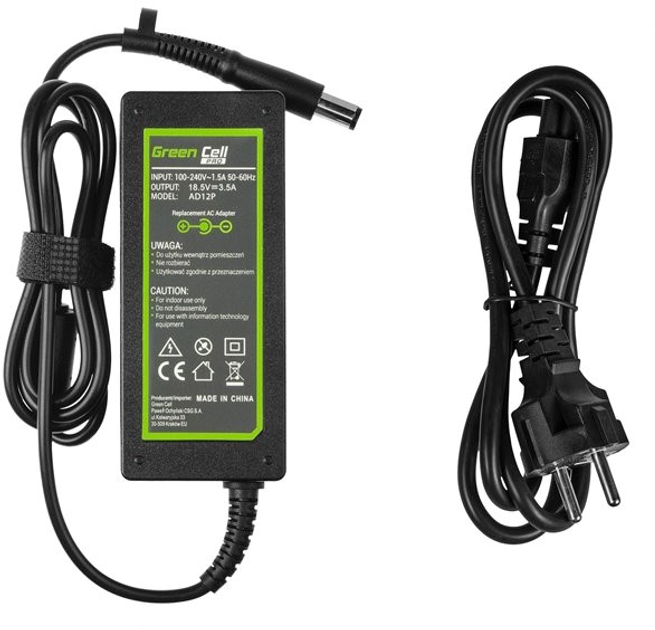 Блок живлення Green Cell Pro для ноутбука HP 18.5V 3.5A 65W (7.4x5.0) (AD12P) - зображення 4