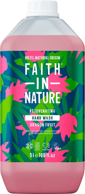Натуральное жидкое мыло для рук Faith in Nature с Фруктом дракона 5 л (708002905797) - Фото 1 Натуральное жидкое мыло для рук Faith in Nature с Фруктом дракона 5 л (708002905797) - изображение 1