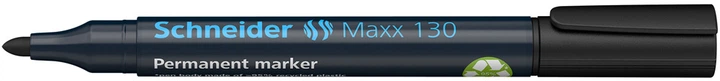 Набор маркеров перманентных Schneider Maxx 130 2-3 мм Черный 10 шт (S113001) - изображение 3