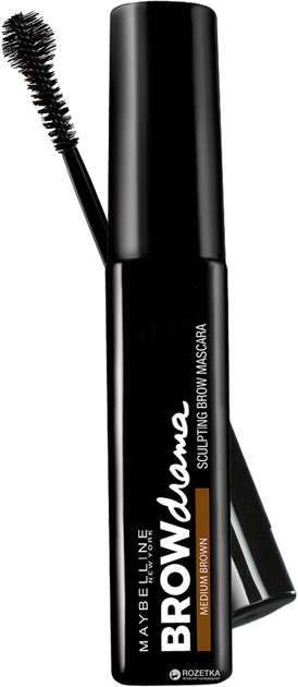 Тушь для бровей Maybelline New York Brow Drama 7.6 мл Коричневая ...