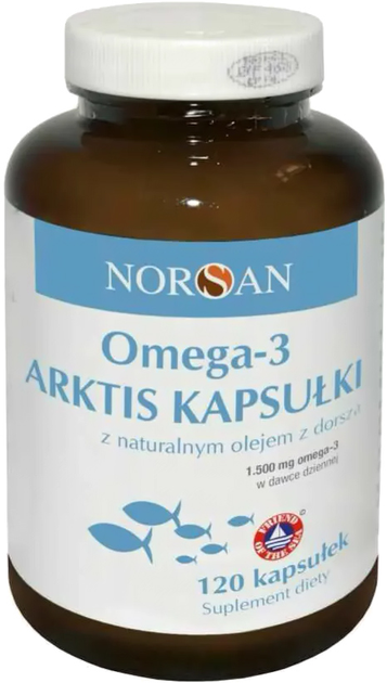 Дієтична добавка Norsan Omega 3 ARKTIS 120 капсул (781490329986) - зображення 1