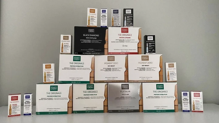 Ампулы PROTEOS HYDRA PLUS SP, Marti Derm, для осветления и увлажнения, 5 по 2 мл - изображение 4