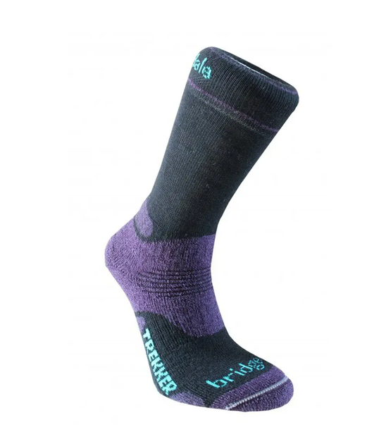 Носки Bridgedale Woolfusion Trekker Wmns Black/Purple L (1053-610644.016.L) - Фото 1 Носки Bridgedale Woolfusion Trekker Wmns Black/Purple L (1053-610644.016.L) - изображение 1