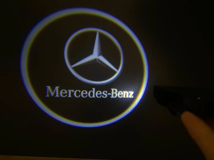 Проектор подсветки дверей для Mercedes Benz логотип светодиодная подсветка 2шт - изображение 13
