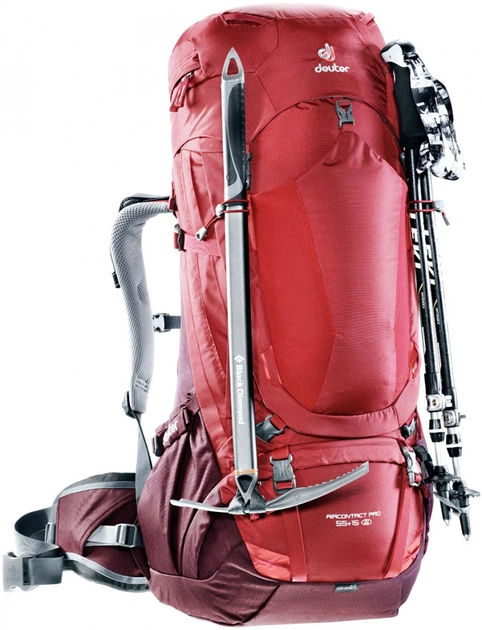 Рюкзак Deuter Aircontact Pro 55+15 SL Cranberry-Aubergine (1052-3330017 5005) - изображение 2