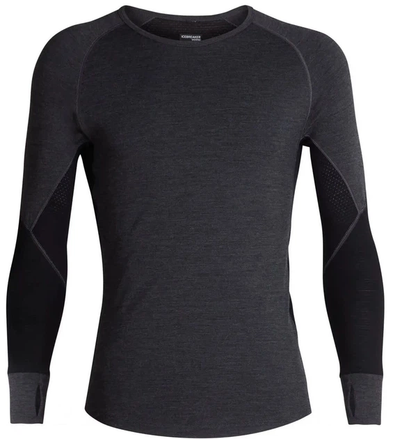 Термокофта Icebreaker 260 Zone LS Crewe Men XL Черный (1052-104 360 A01 XL) - Фото 1 Термокофта Icebreaker 260 Zone LS Crewe Men XL Черный (1052-104 360 A01 XL) - изображение 1