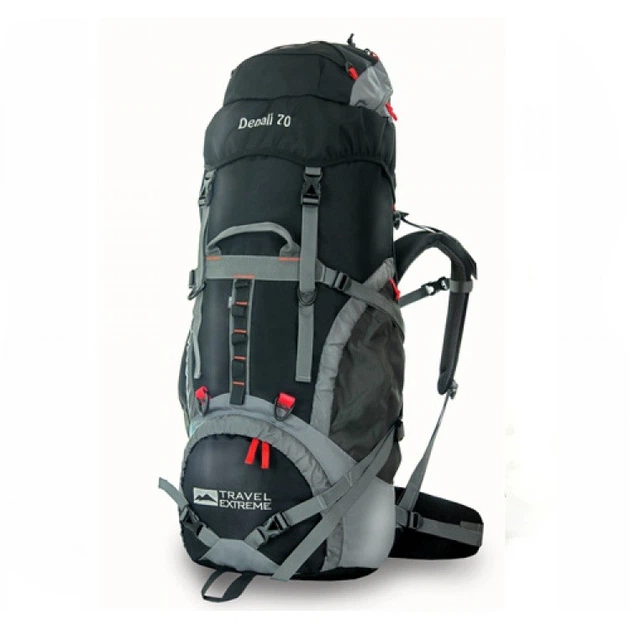 Рюкзак Travel Extreme Denaly 70 Black/Red (TRA-R009-70BR) - Фото 1 Рюкзак Travel Extreme Denaly 70 Black/Red (TRA-R009-70BR) - изображение 1