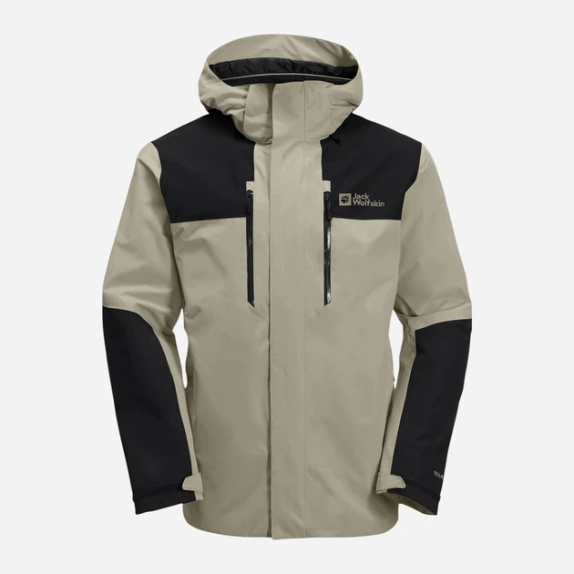 Спортивная ветровка мужская Jack Wolfskin Jasper 2L Jkt M 1108373-4030 M Бежевая (4064886432573) - изображение 7
