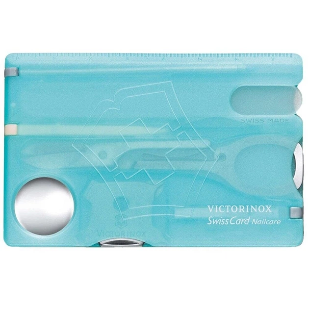 Ніж Victorinox SwissCard Nailcare Бірюзовий (1049-Vx07240.T21) - Фото 1 Ніж Victorinox SwissCard Nailcare Бірюзовий (1049-Vx07240.T21) - зображення 1