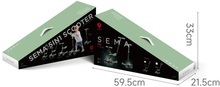 Самокат детский Qplay Sema Pro Трехколесный 5 в 1 Black (ST-004SemaProBlack) - Фото 3 Самокат детский Qplay Sema Pro Трехколесный 5 в 1 Black (ST-004SemaProBlack) - изображение 3