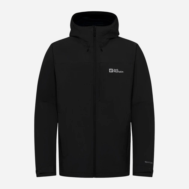 Спортивная ветровка мужская Jack Wolfskin Tempest 2L Jkt M A63900-6000 M Черная (4064886460897) - изображение 8