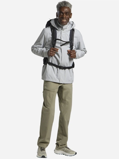 Спортивная ветровка мужская Jack Wolfskin Trailtime 2L Jkt M A63903-6709 XL Серая (4064886467667) - изображение 6