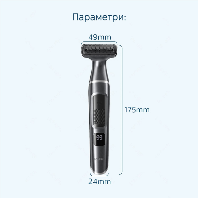 Эпилятор Xiaomi Enchen A1 grey - изображение 2