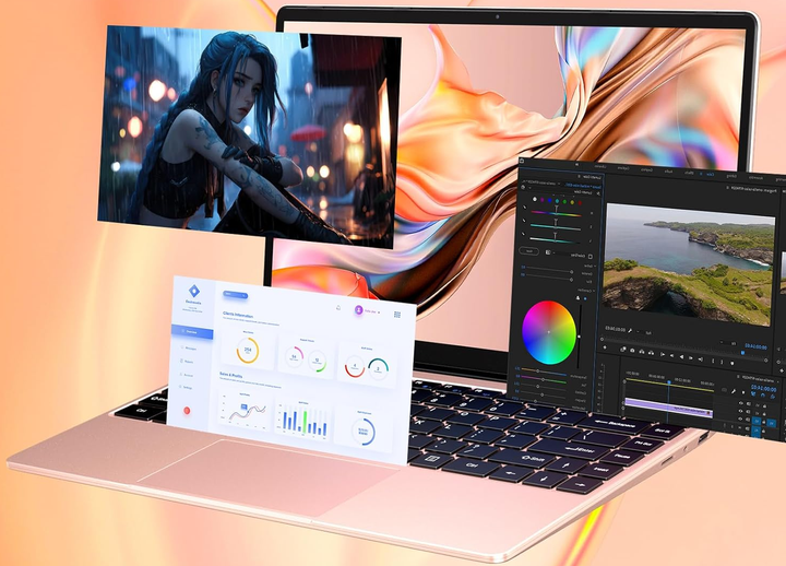 Ноутбук 14" NOTODD N500 Intel Celeron N4020 RAM 6GB SSD 256GB Win11 Металлический корпус (UKR) - изображение 3