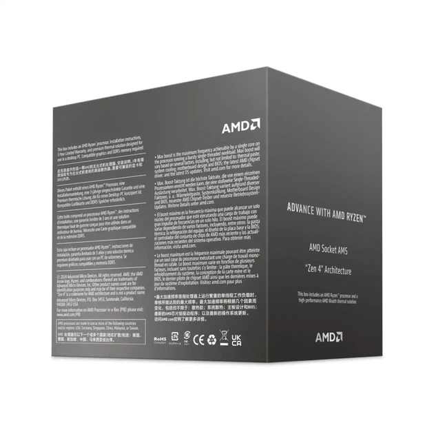 Процесор AMD Ryzen 5 8400F (100-000001591) sAM5 TRAY - изображение 3