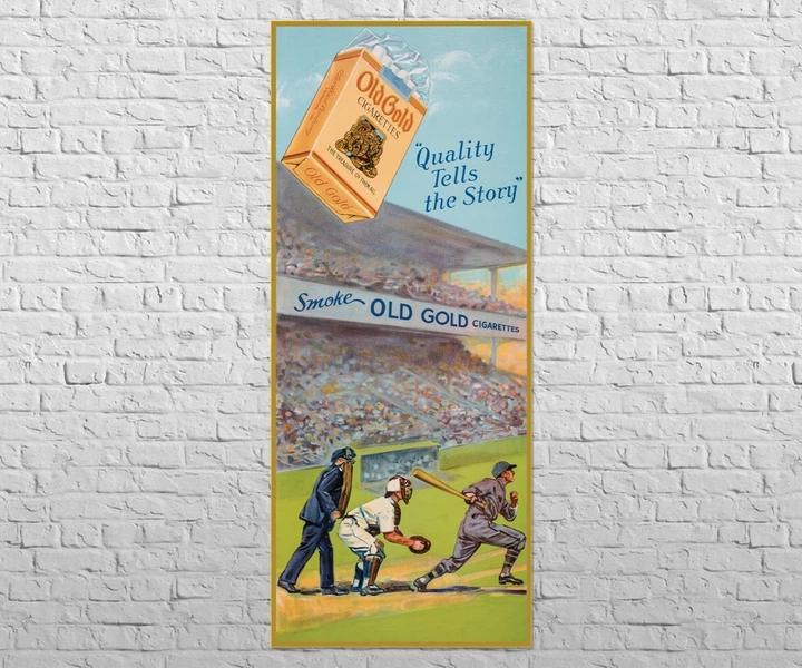 Постер CP Old Gold 1930, Вінтаж 25х60 см (379) - изображение 4