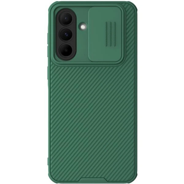 Чохол зі шторкою для камери NILLKIN CamShield Pro для Samsung Galaxy A56 (A566) - Green - Фото 1 Чохол зі шторкою для камери NILLKIN CamShield Pro для Samsung Galaxy A56 (A566) - Green - зображення 1