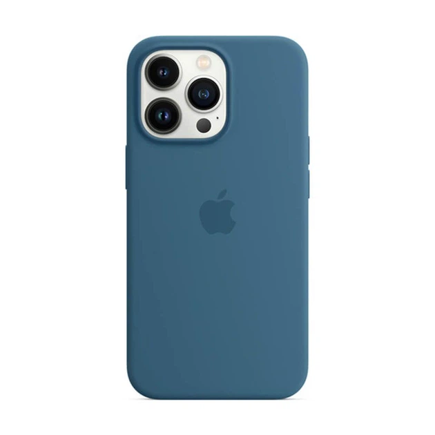 Чохол силіконовий OEM Silicone Case with MagSafe для iPhone 13 Pro Blue Jay - Фото 1 Чохол силіконовий OEM Silicone Case with MagSafe для iPhone 13 Pro Blue Jay - зображення 1